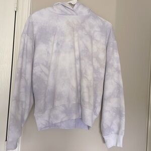 Purple tie dye hoodie